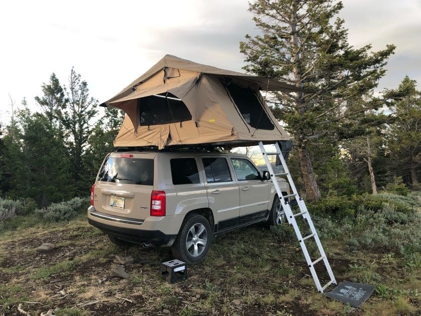 Tan Jeep Back Profile