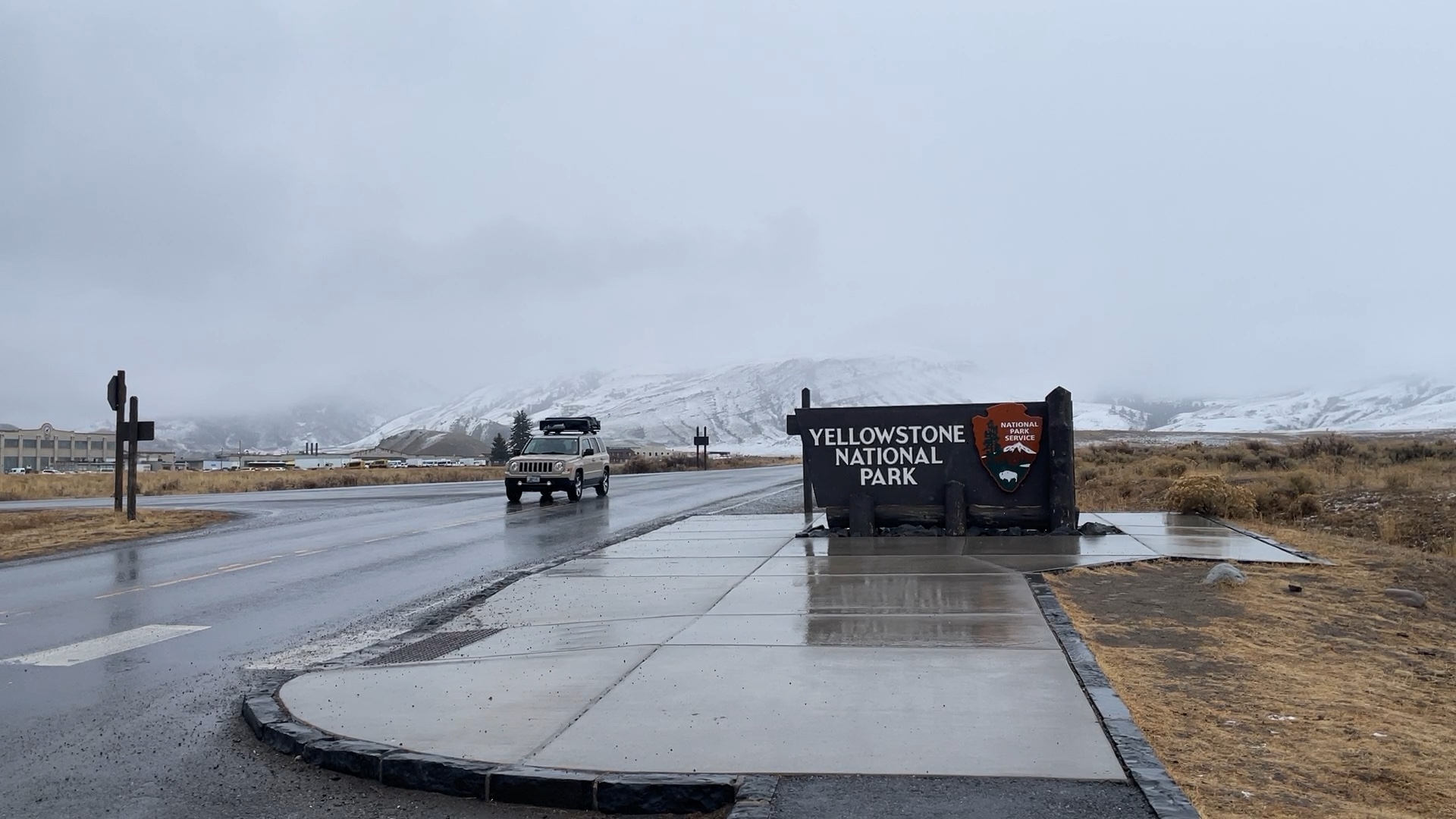 Jeep in YNP